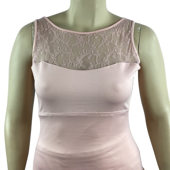 Spanx Hide & Sleek Lace Shaper Top Size 1X Pink - Picture 2 of 6